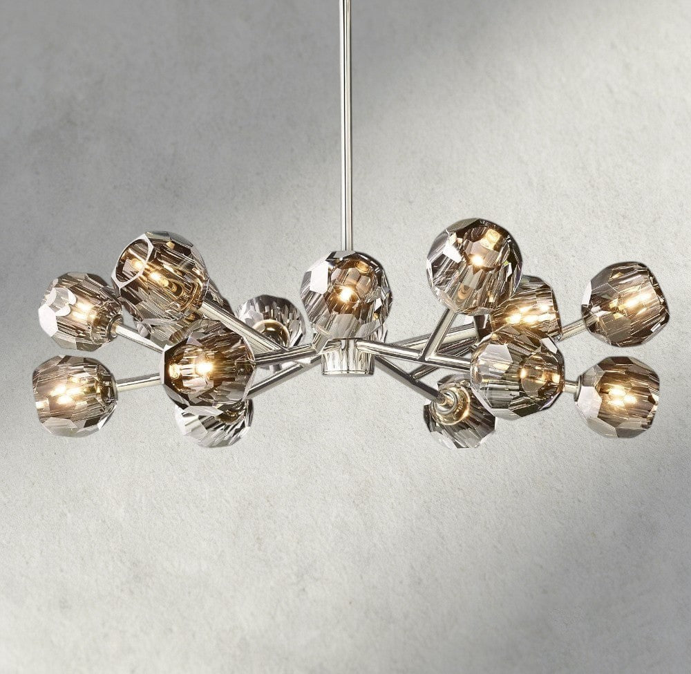 Boule De Cristal Round Chandelier 24", 36", 48", 60", 72"-Briglamps