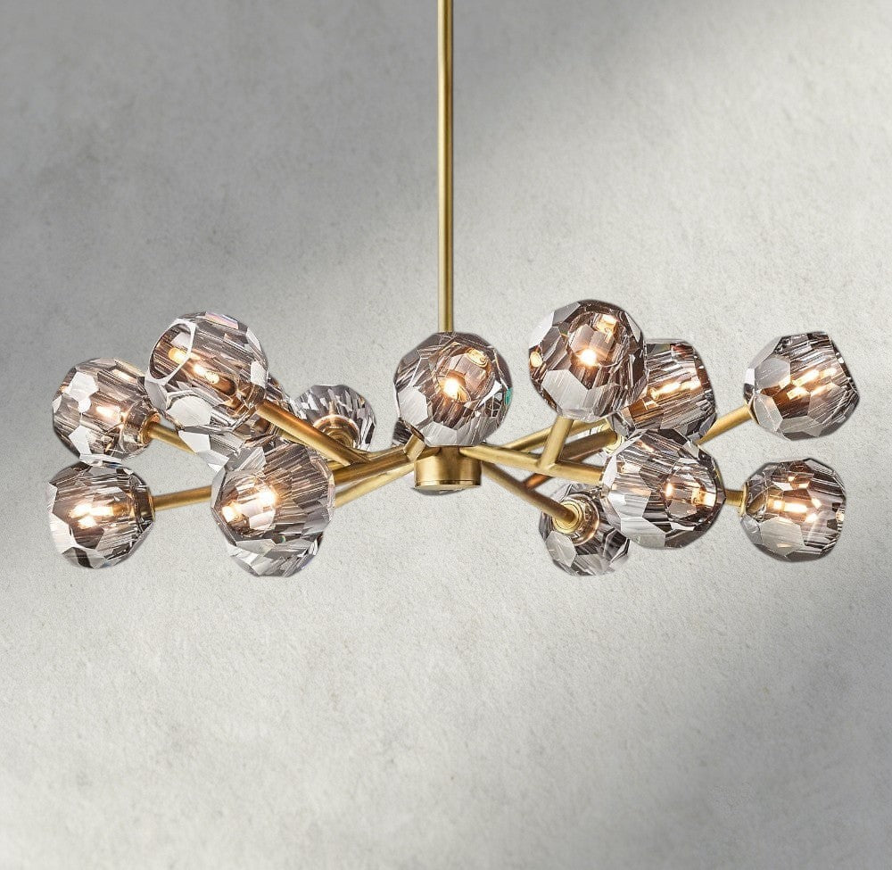 Boule De Cristal Round Chandelier 24", 36", 48", 60", 72"-Briglamps