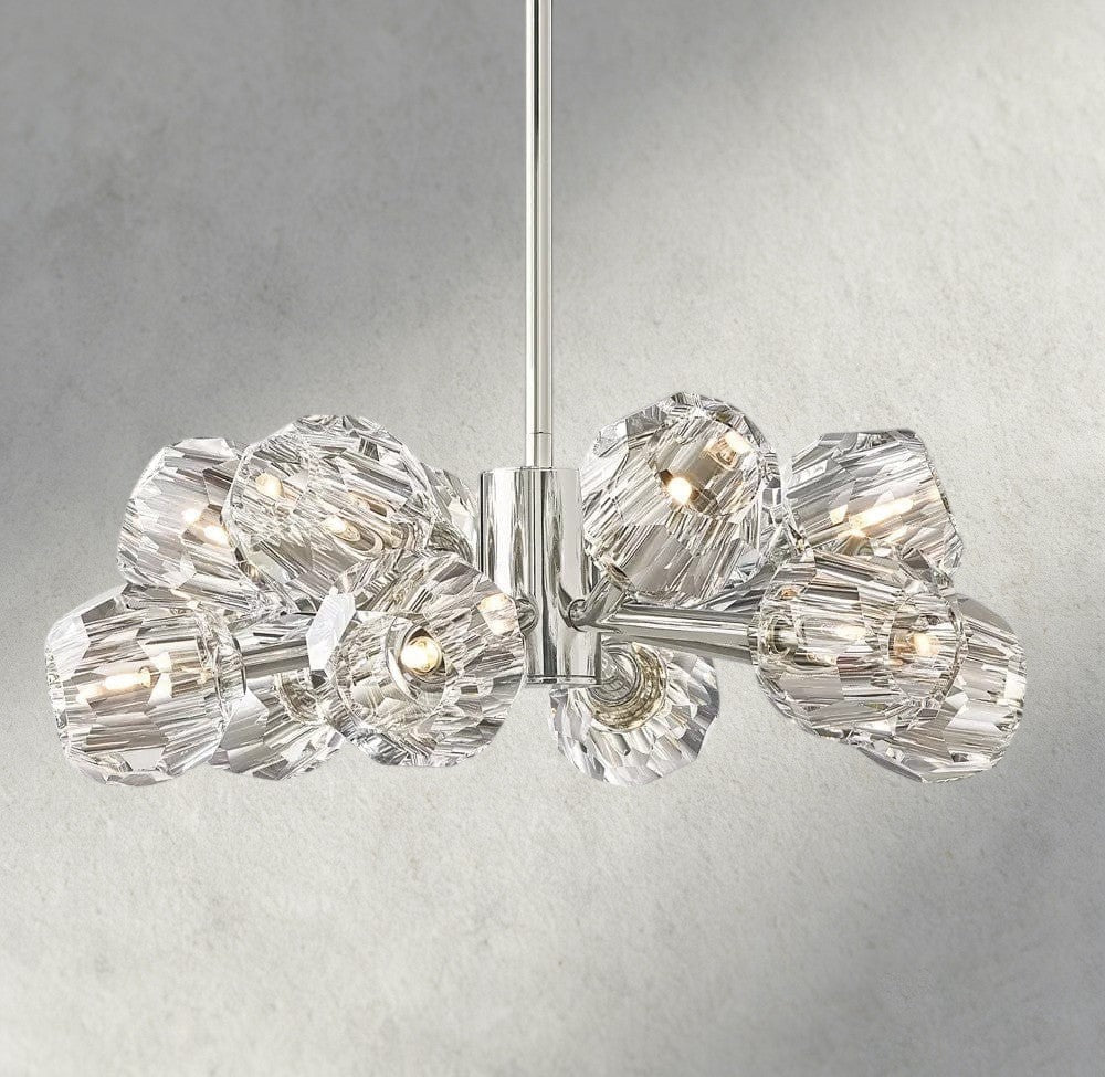 Boule De Cristal Round Chandelier 24", 36", 48", 60", 72"-Briglamps