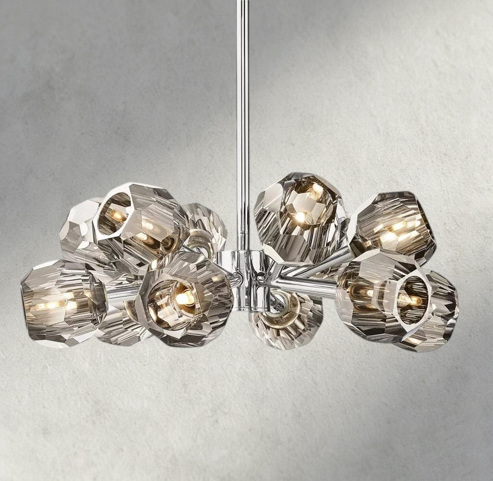 Boule De Cristal Round Chandelier 24", 36", 48", 60", 72"-Briglamps