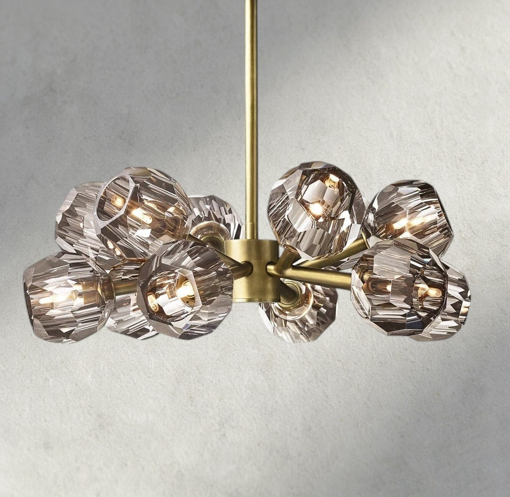 Boule De Cristal Round Chandelier 24", 36", 48", 60", 72"-Briglamps