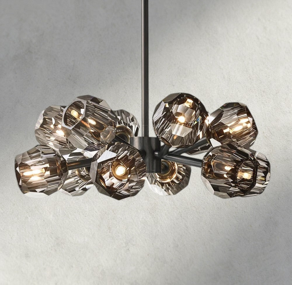 Boule De Cristal Round Chandelier 24", 36", 48", 60", 72"-Briglamps