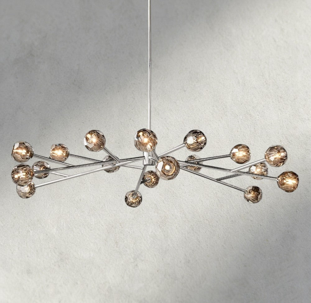Boule De Cristal Round Chandelier 24", 36", 48", 60", 72"-Briglamps