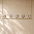 Boulee de Cristal Glass Linear Chandelier 48’’ 60’’ - 48’’ / Lacquered Brass / Clear
