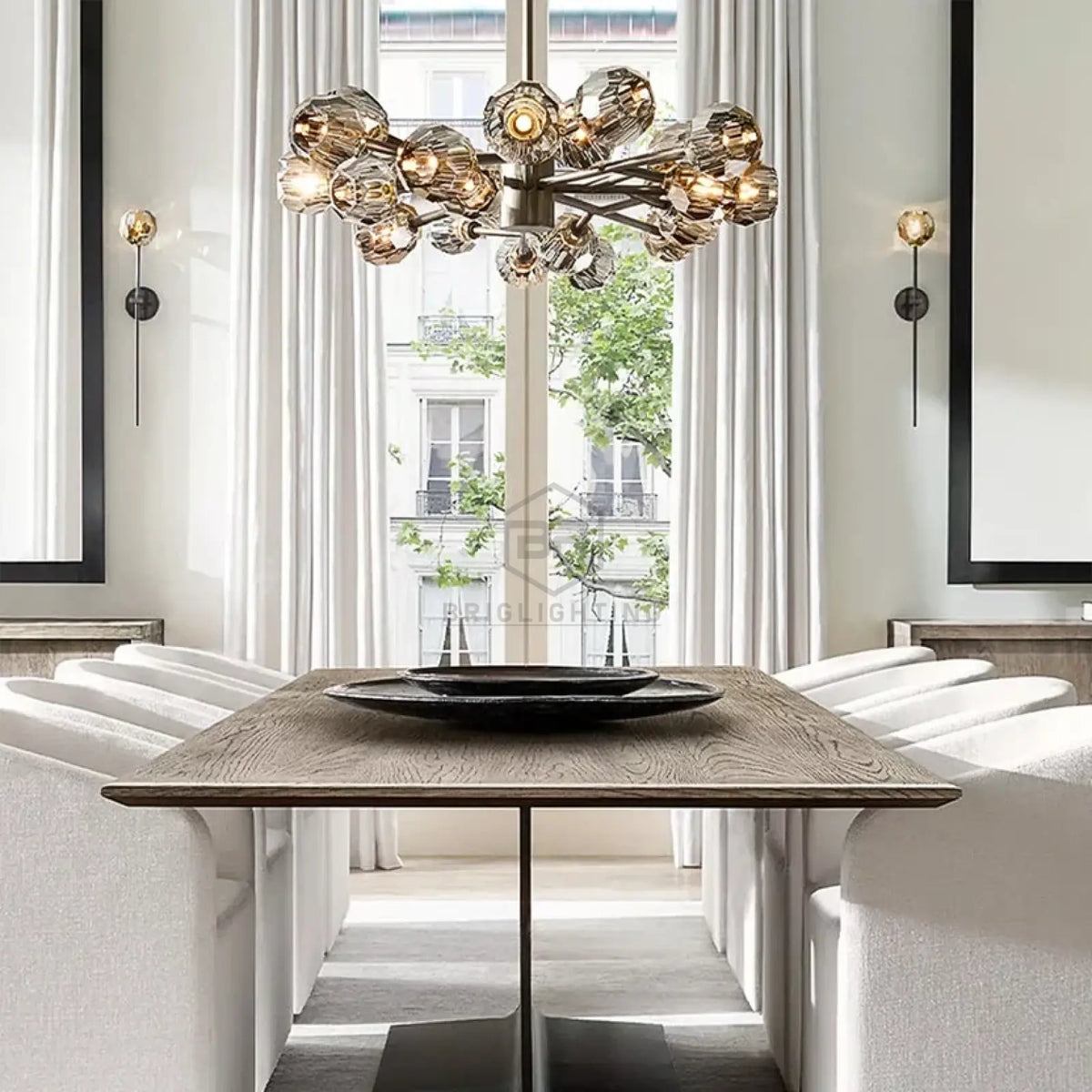 Boulee De Cristal Round Chandelier 24’’ 36’’ 48’’ 60’’ 72’’