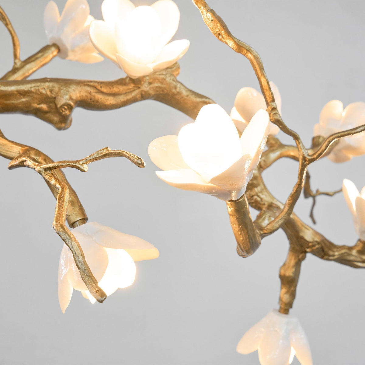 Brass Flower Branch Chandelier - Brig Lighting