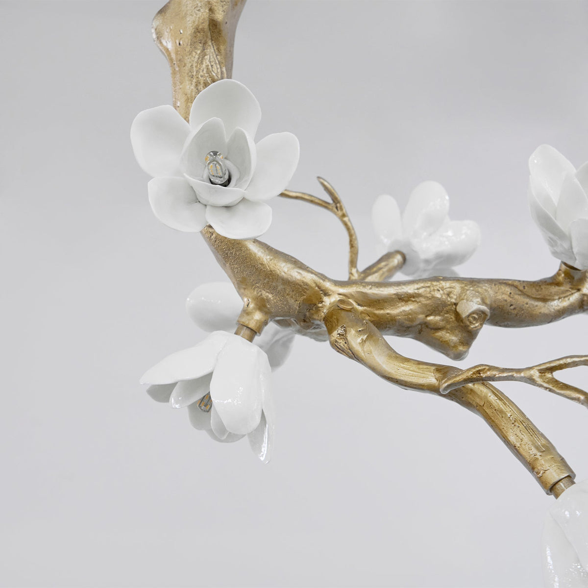 Brass Flower Branch Chandelier - Brig Lighting
