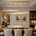 Budubon Crystal Triple Bar Linear Chandelier - briglamps