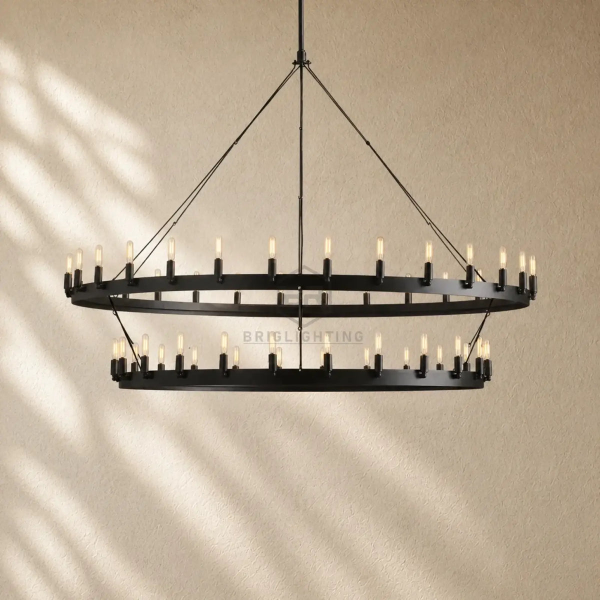 Caminon Vintage 2-Tier Round Chandelier