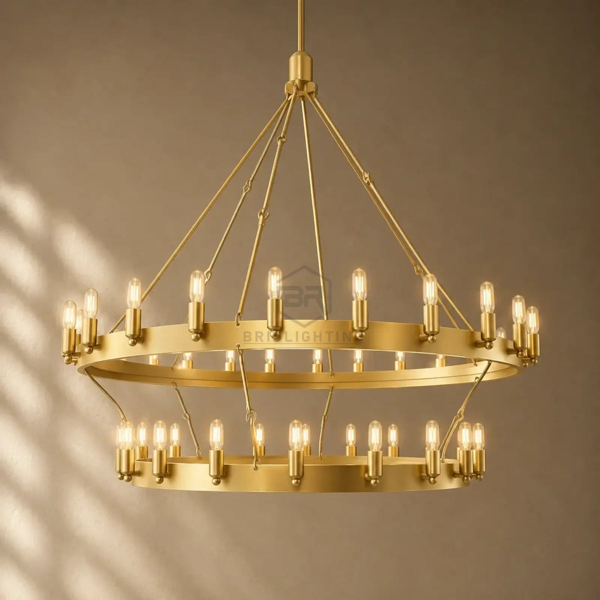 Caminon Vintage 2-Tier Round Chandelier