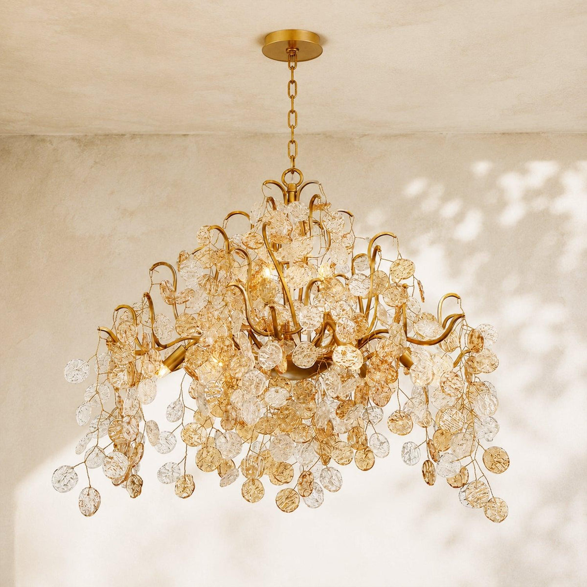 Campo Round Chandelier 11 Light 33"W - Brig Lighting