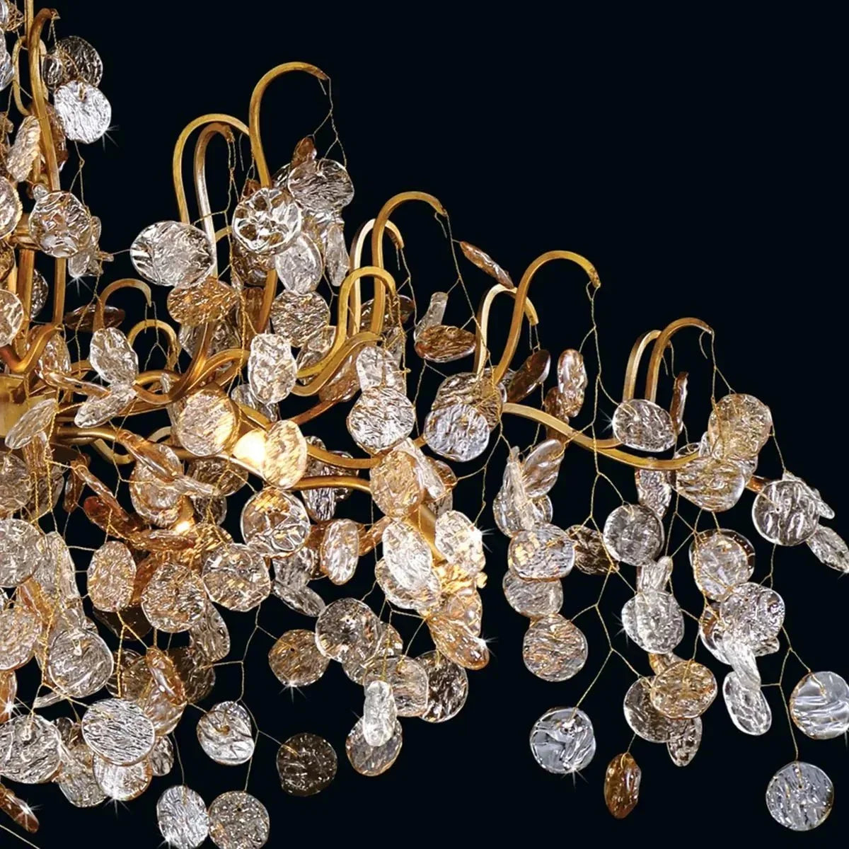 Campo Round Chandelier 11 Light 33"W - Brig Lighting
