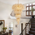 Campo Round Multi-Tier Chandelier 33-Light 47"W - Brig Lighting
