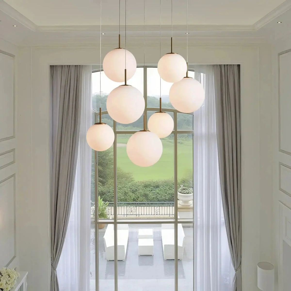 Casen Round Chandelier 20", 28", 34", 43" - Brig
