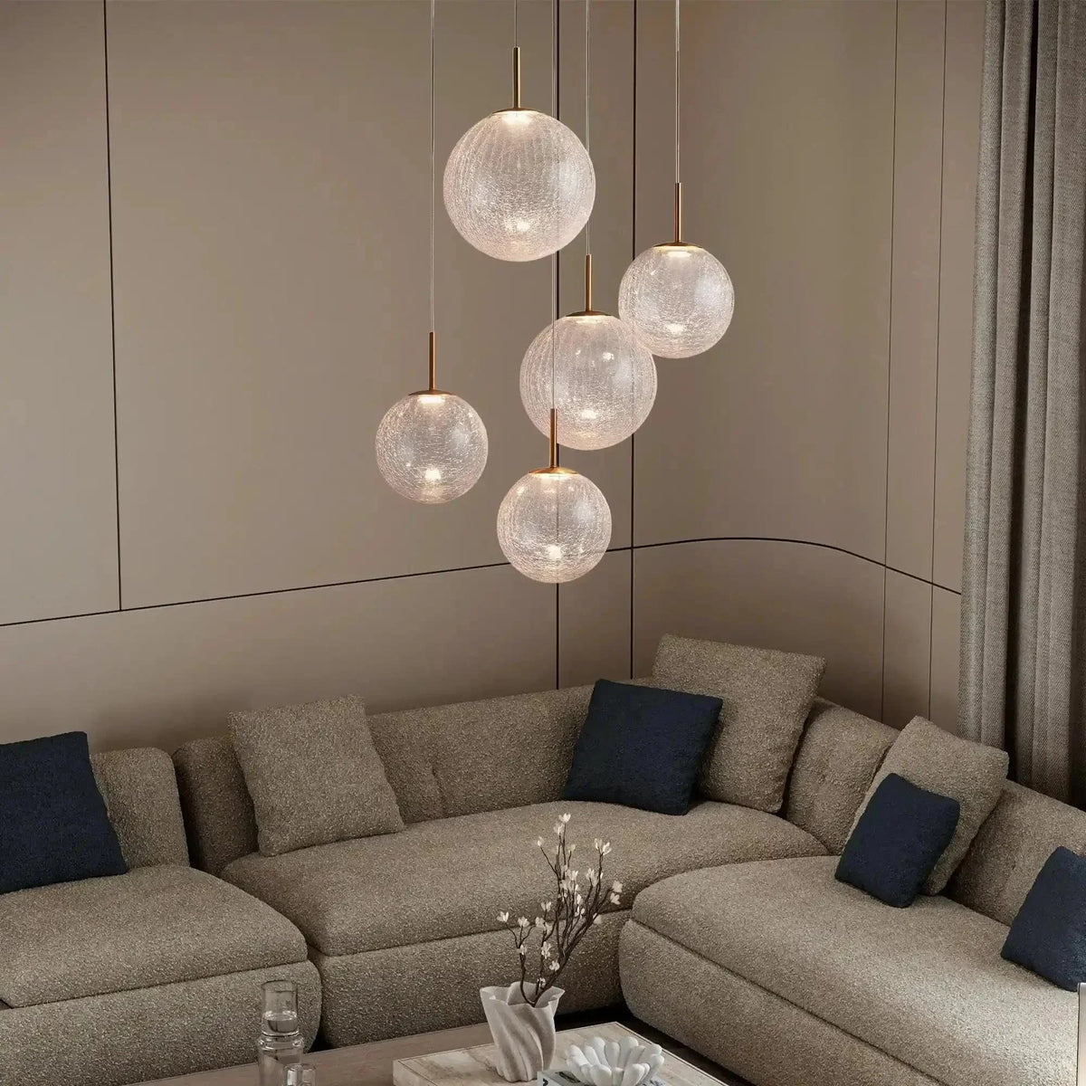 Casen Round Chandelier 20", 28", 34", 43" - Brig