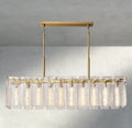 Celamotto Glass Rectangular Chandelier 60", 72" - briglamps