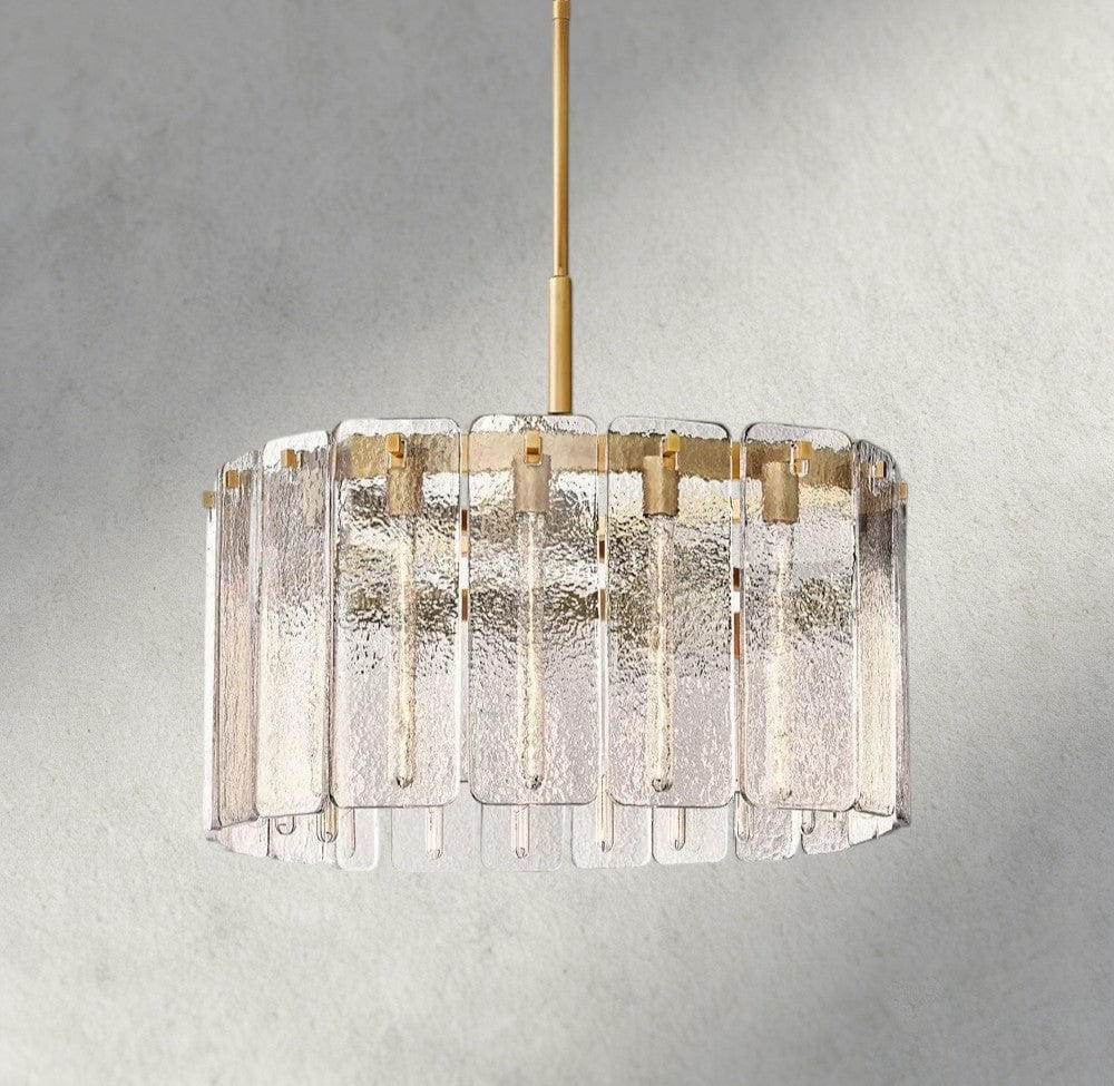 Celamotto Glass Round Chandelier 36", 48", 60" - briglamps