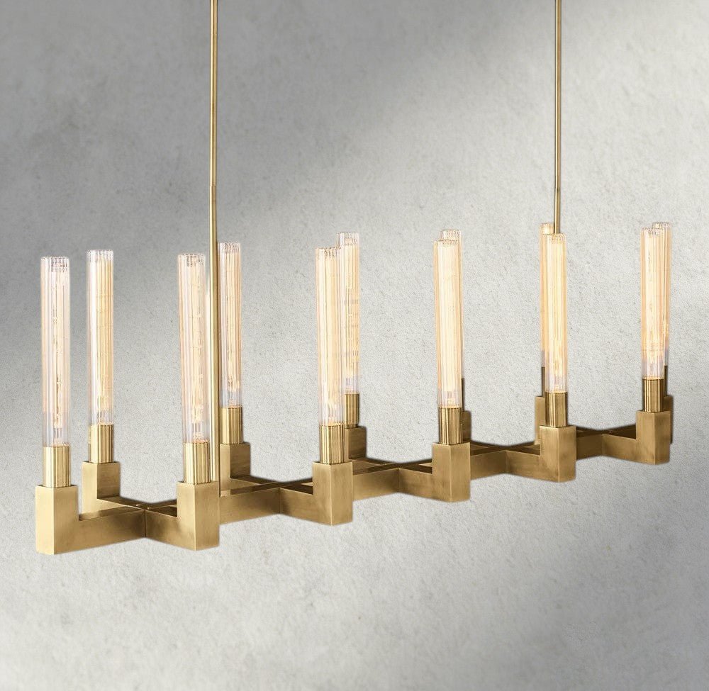 Cennela Linear Chandelier 55", 67" - briglamps