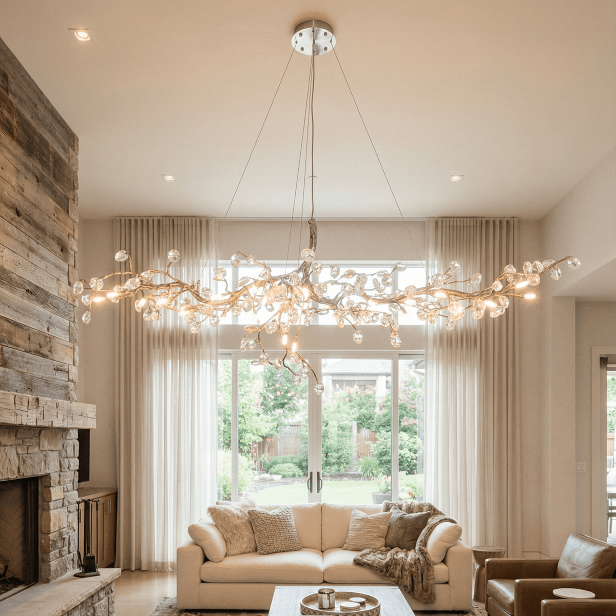 Cherry Blossom Branch Tree Chandelier - Brig Lighting