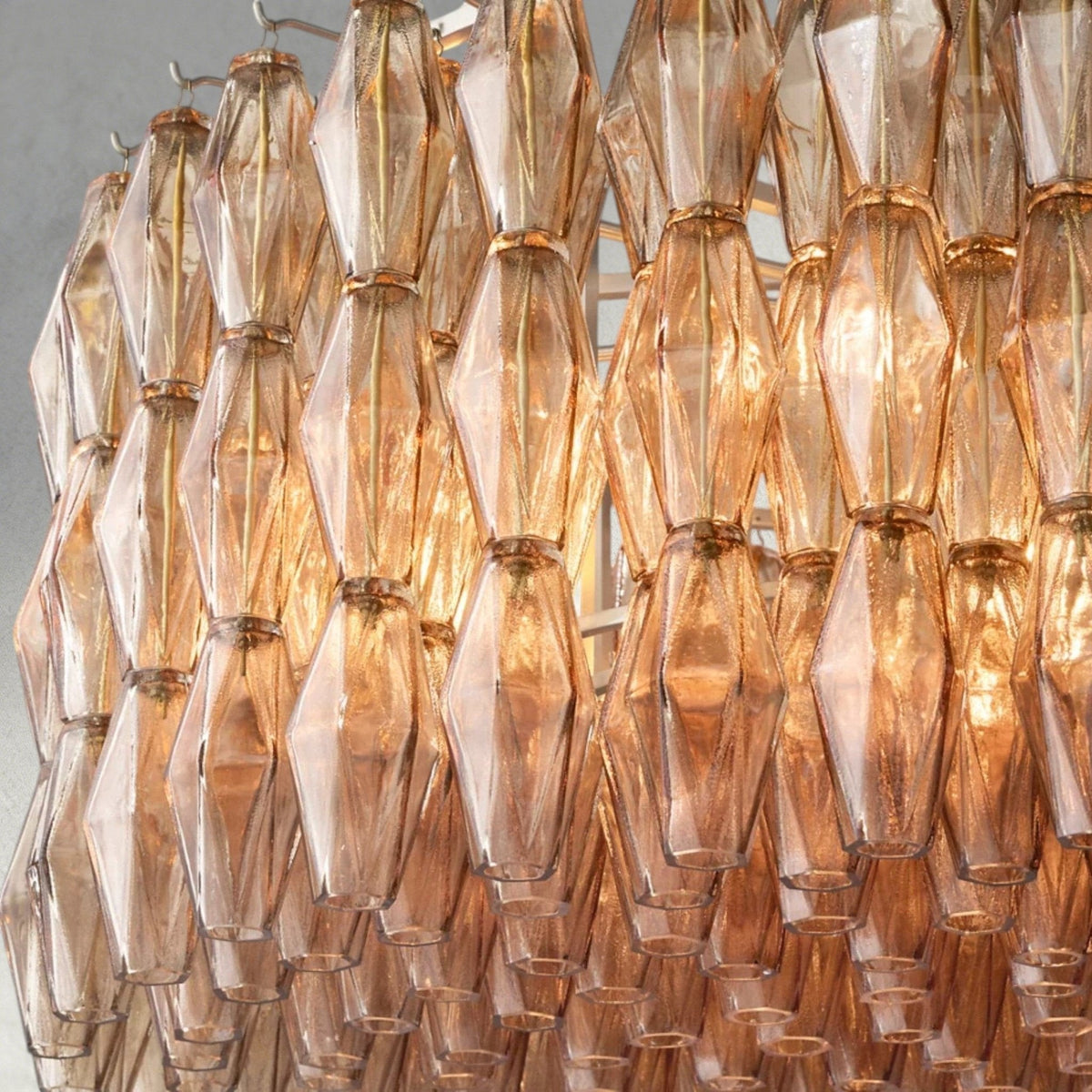 Chiaray Clear/ Smoke Glass Round Chandelier 37", 47", 62" - Brig