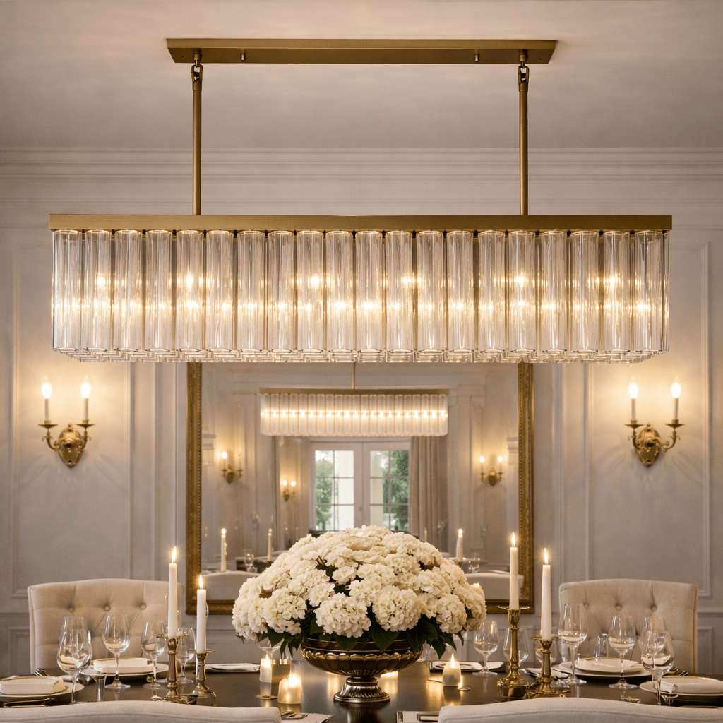 Ciello Rectangular Chandelier - briglamps