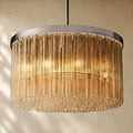 Ciello Round Chandelier - Polished Stainless Steel / 36’’