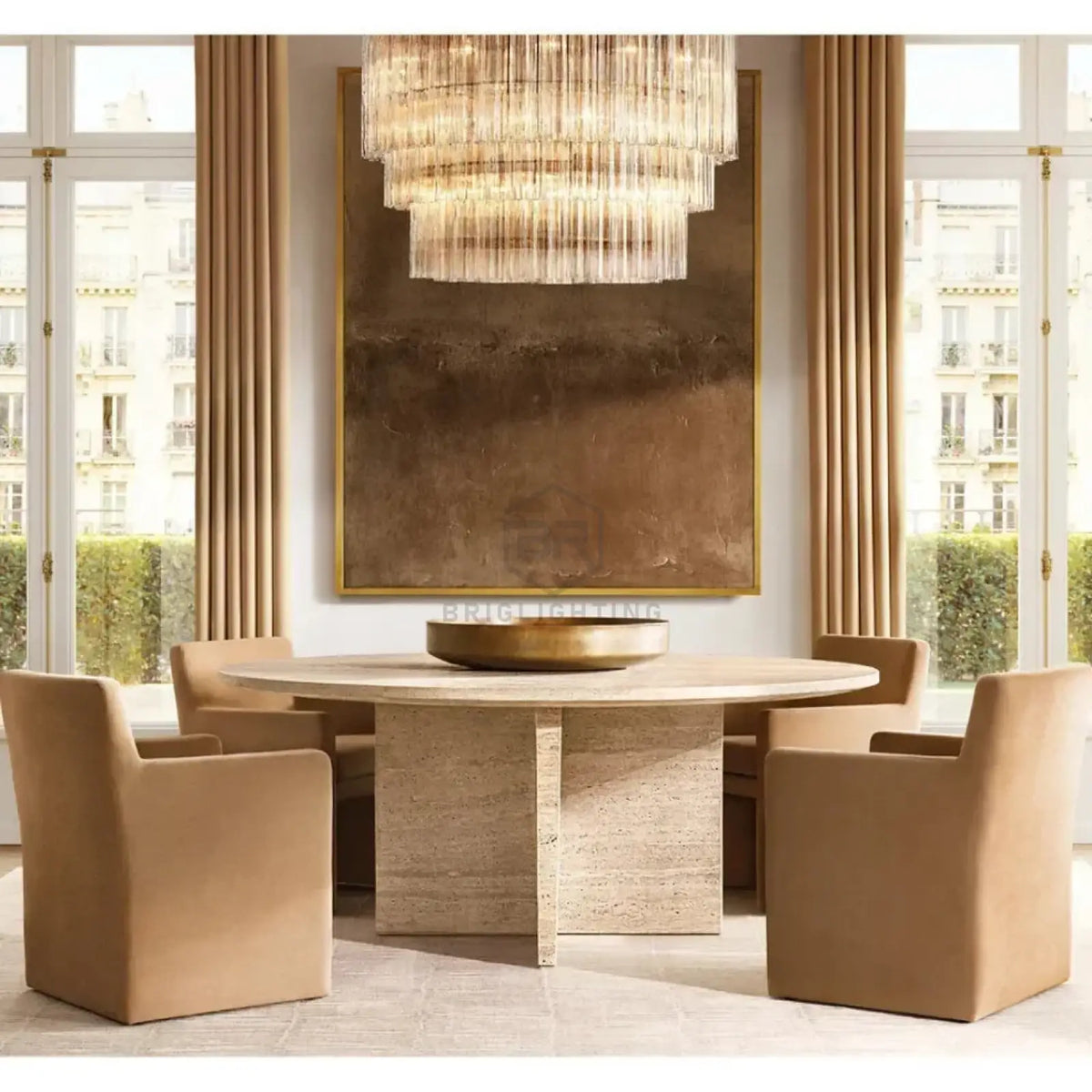 Ciello Three-Tier Round Chandelier