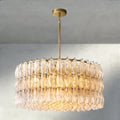 CIHELA CLEAR/ SMOKE GLASS ROUND CHANDELIER 37", 47", 62" - briglamps