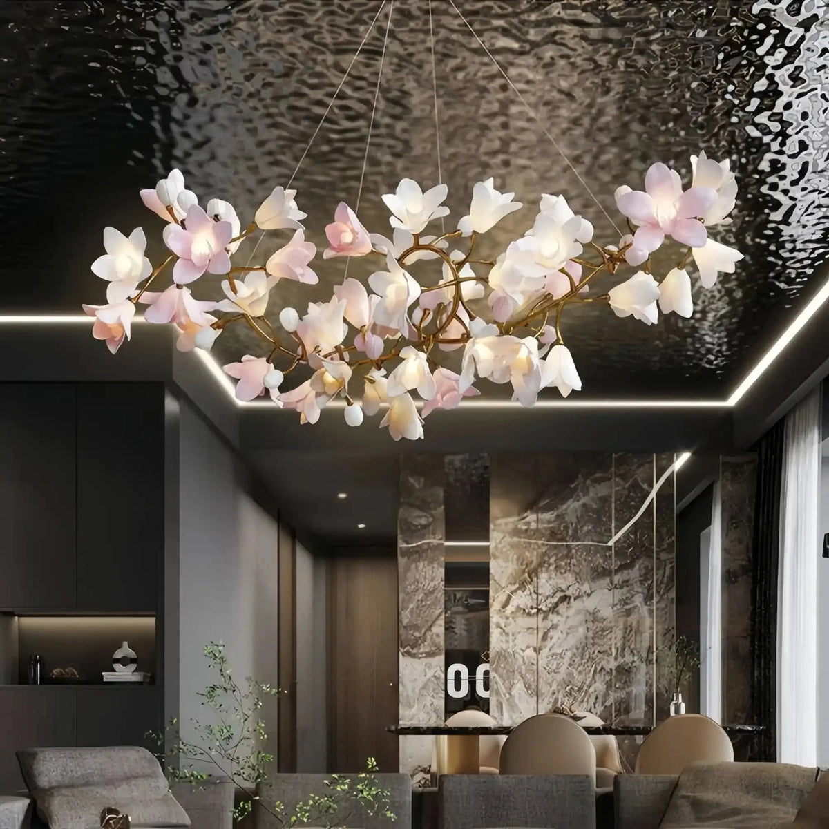Circular Blossom Chandelier - Brig Lighting