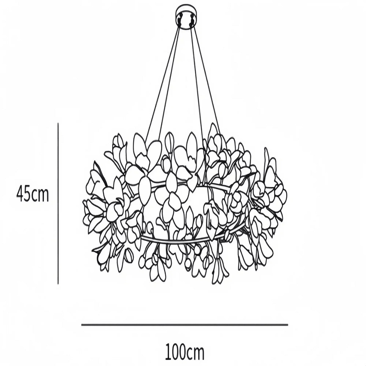 Circular Blossom Chandelier - Brig Lighting