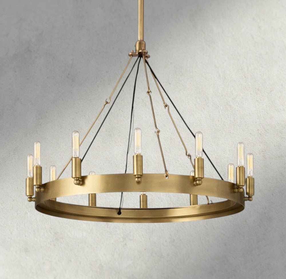 Cominv Round Outdoor Chandelier 26", 38", 50", 63", 73" - briglamps