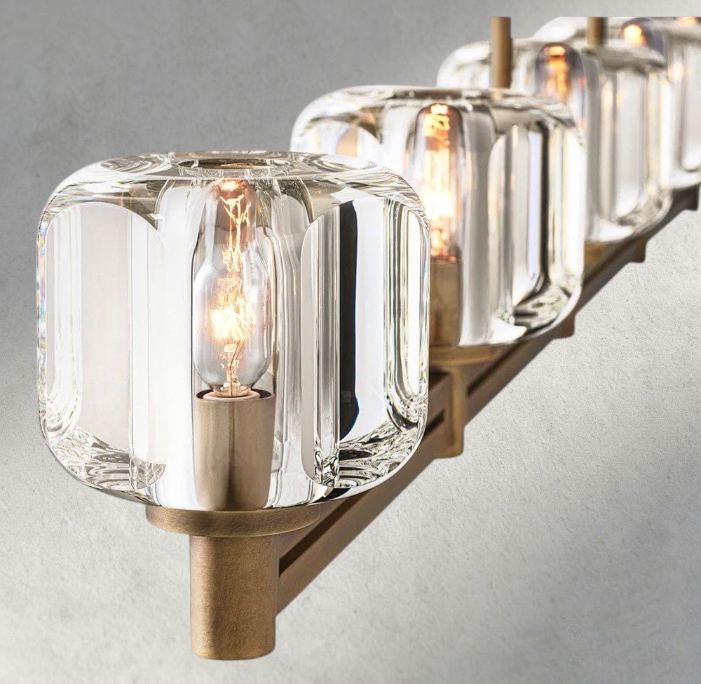 Damuet Linear Chandelier 54", 72" - briglamps