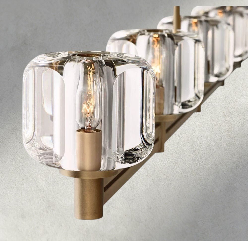Damuet Linear Chandelier 54", 72" - briglamps