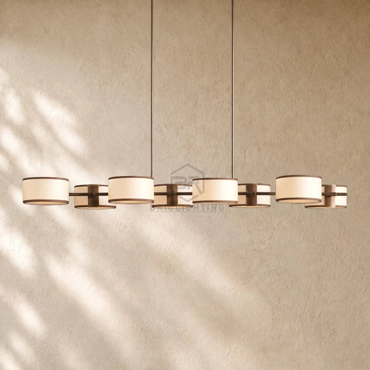 Daphna Fabric Linear Chandelier