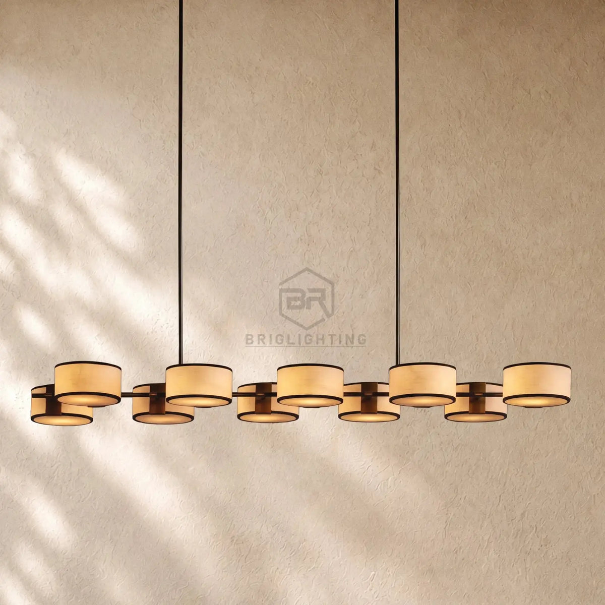 Daphna Fabric Linear Chandelier