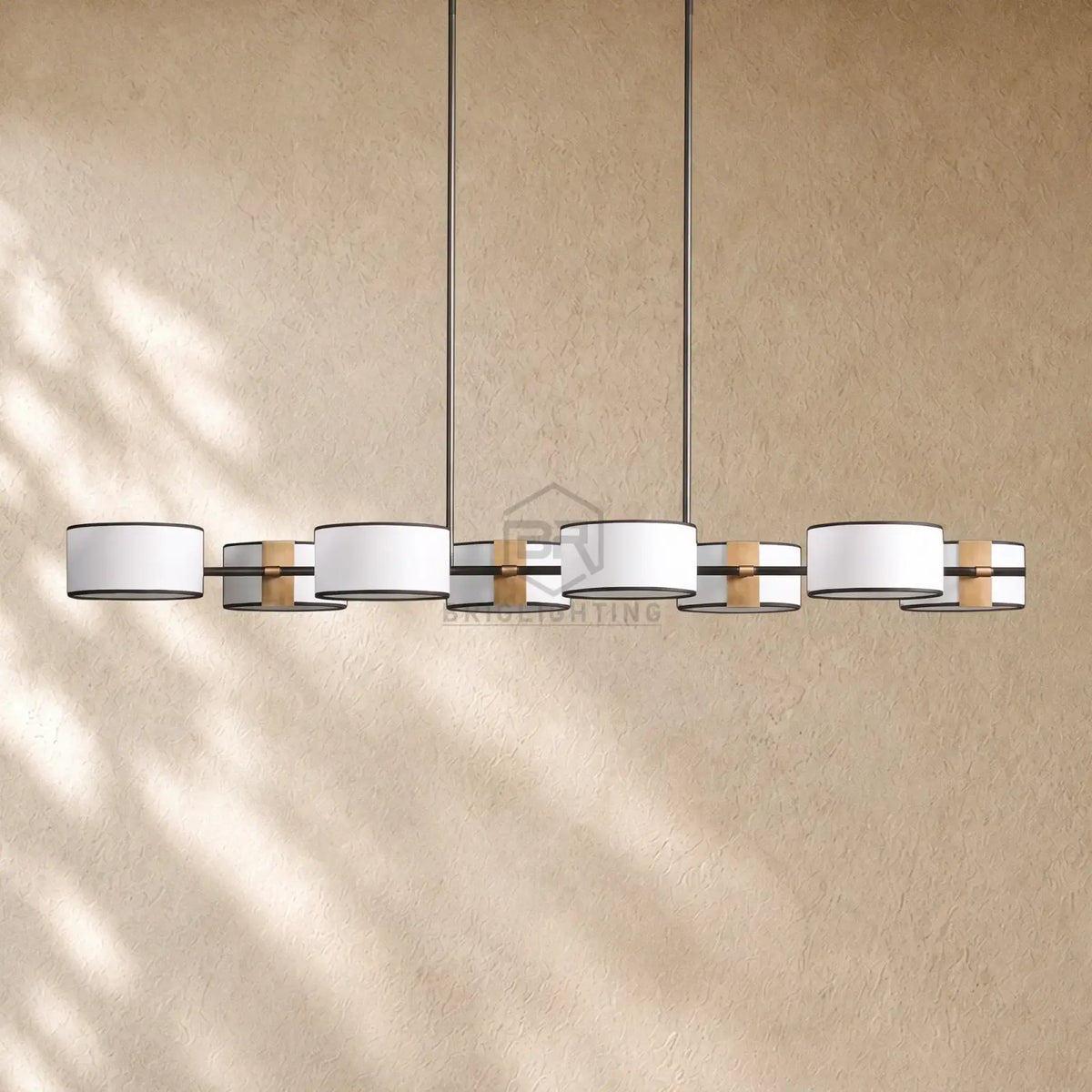 Daphna Fabric Linear Chandelier
