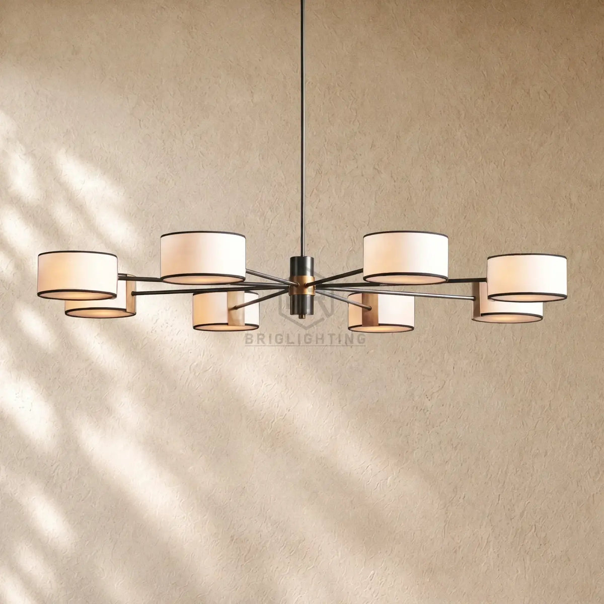 Daphna Fabric Round Chandelier