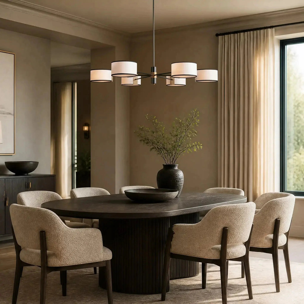 Daphne Round Chandelier 48''60'' - Brig Lighting