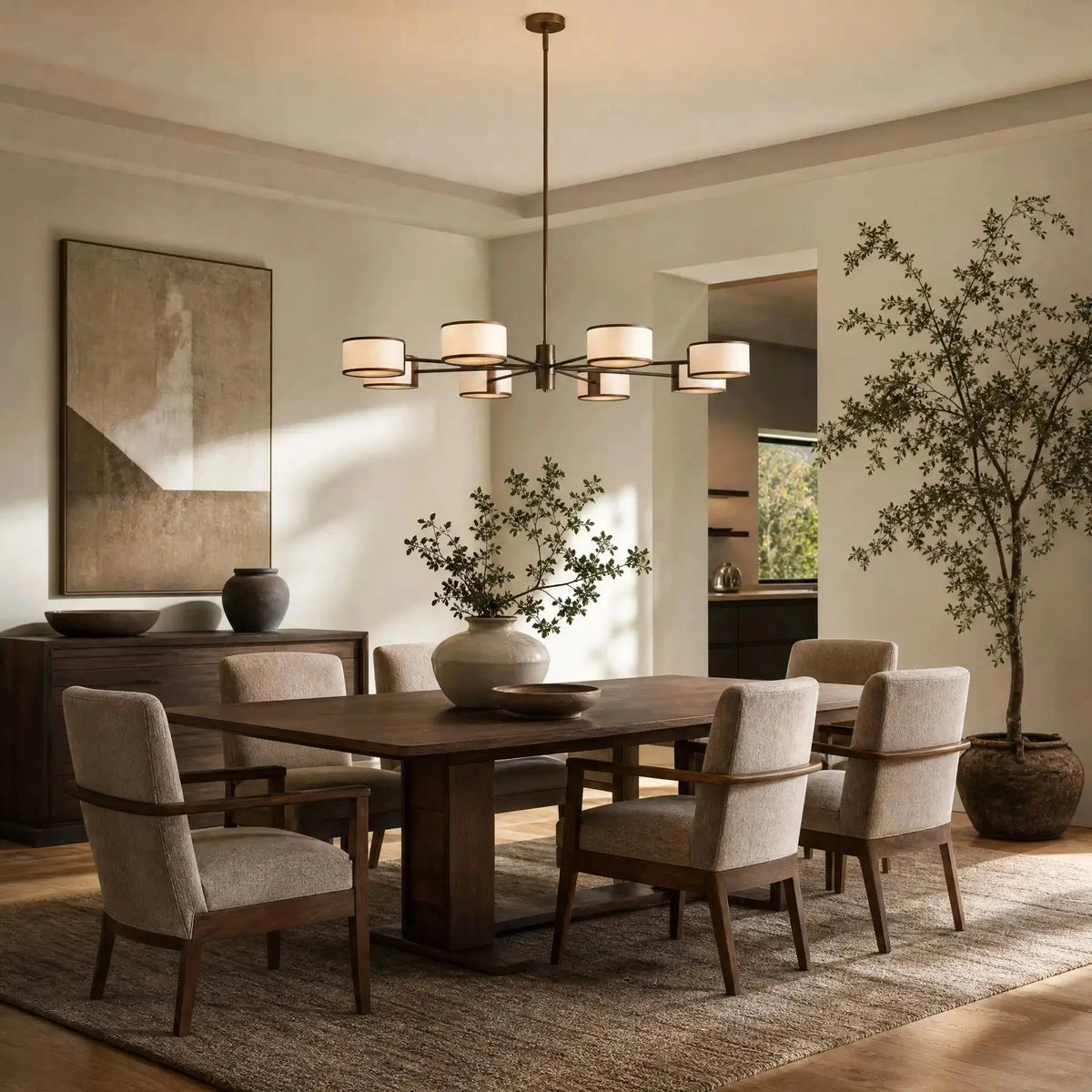 Daphne Round Chandelier 48''60'' - Brig Lighting