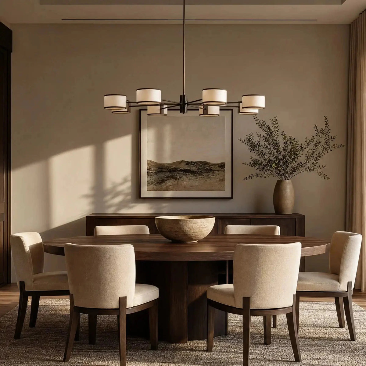 Daphne Round Chandelier 48''60'' - Brig Lighting