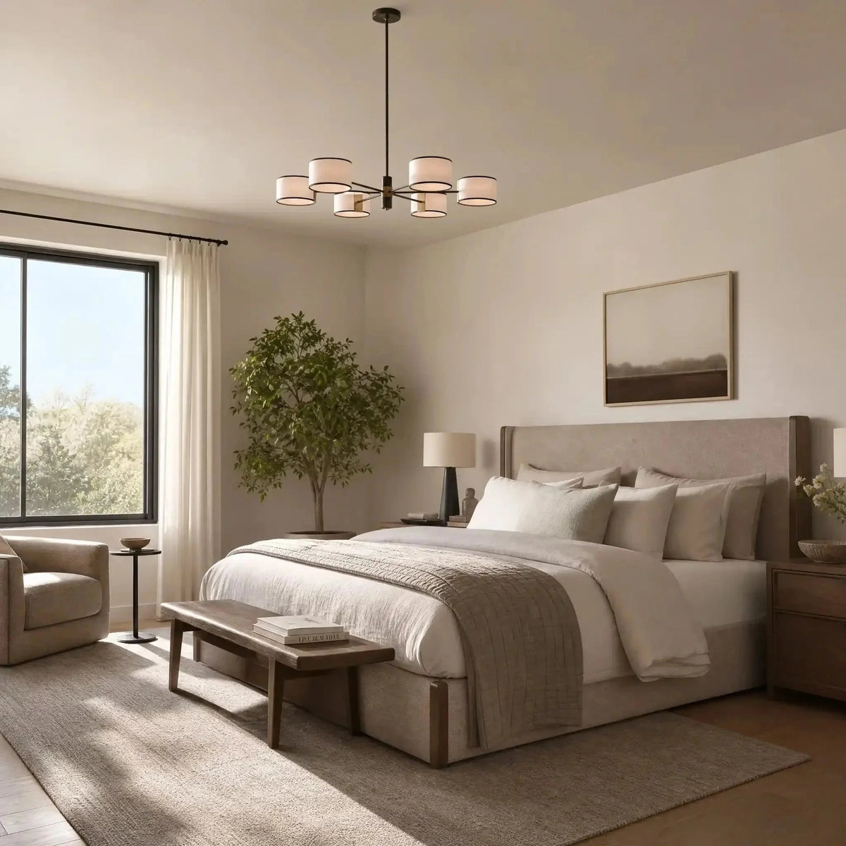 Daphne Round Chandelier 48''60'' - Brig Lighting