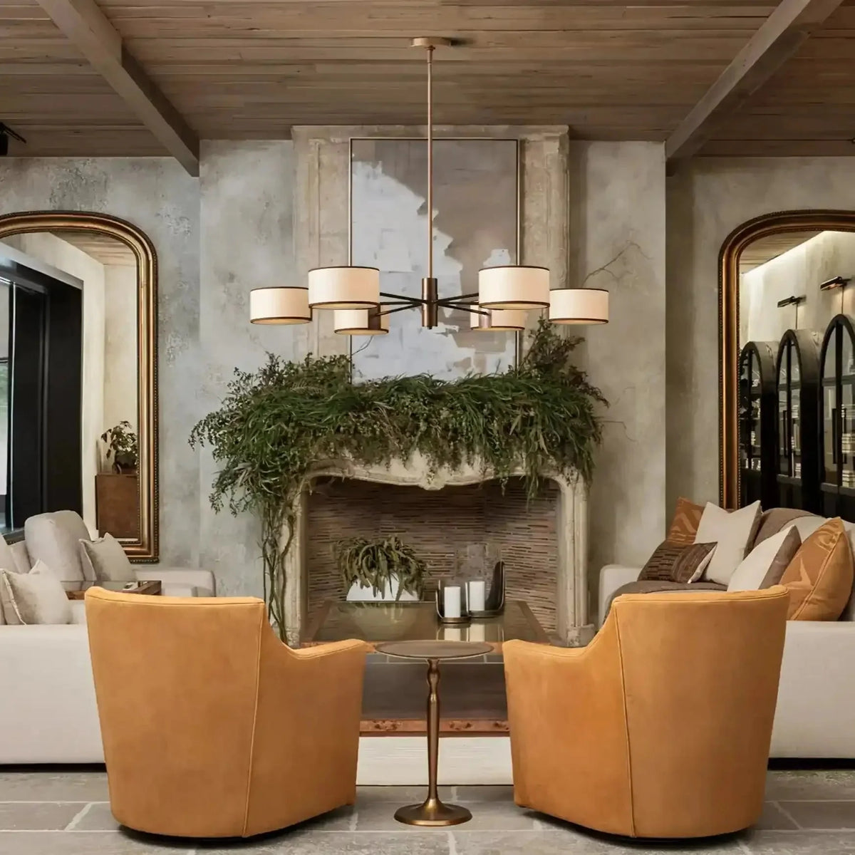 Daphne Round Chandelier 48''60'' - Brig Lighting
