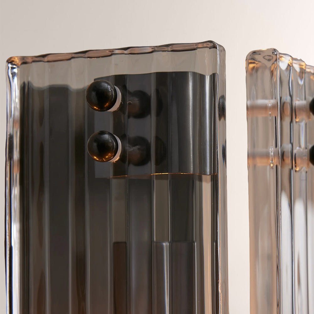 Delsia Fluted Glass Wall Sconce - briglamps