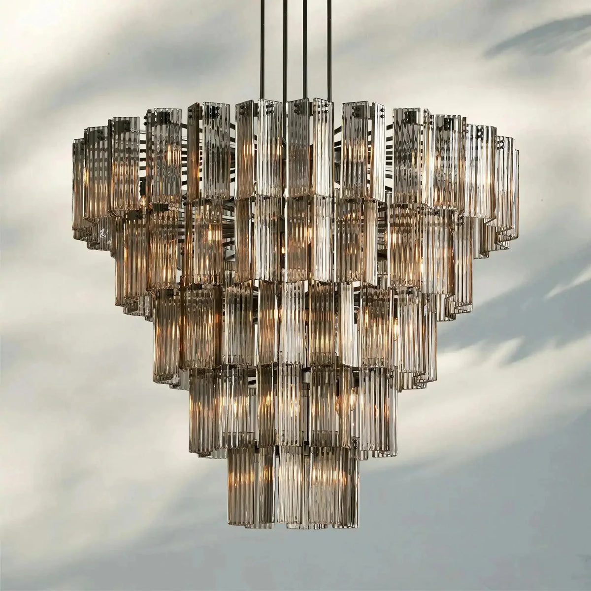 Delsie Round Chandelier 38''48''60'' - briglamps