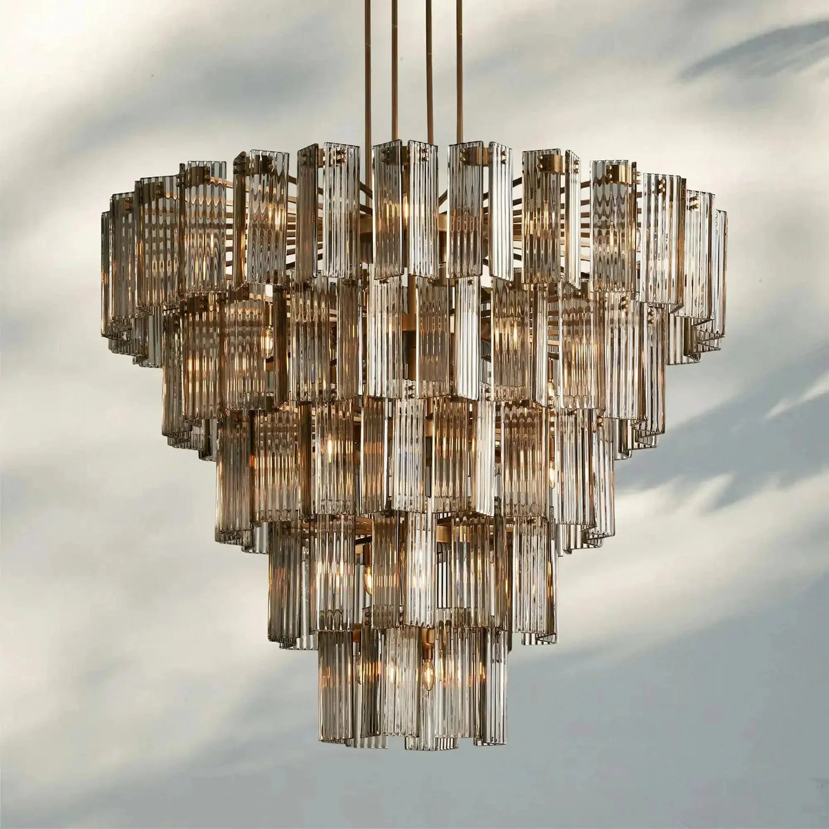 Delsie Round Chandelier 38''48''60'' - briglamps