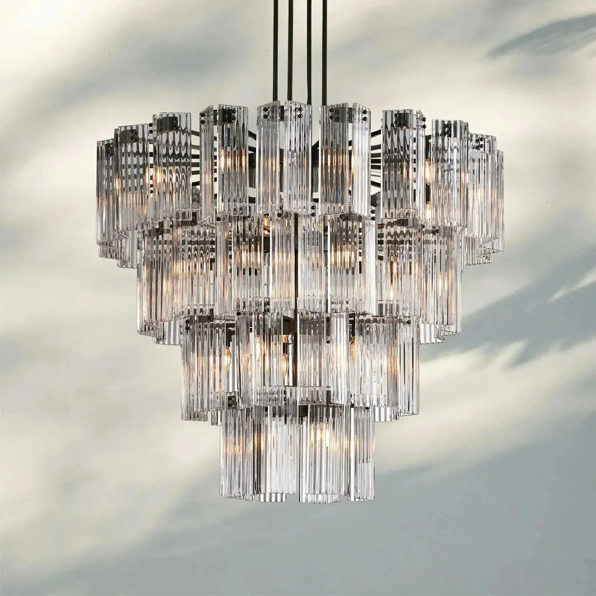 Delsie Round Chandelier 38''48''60'' - briglamps