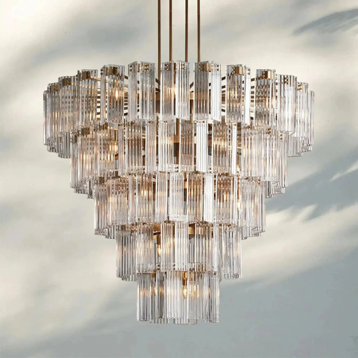 Delsie Round Chandelier 38''48''60'' - briglamps