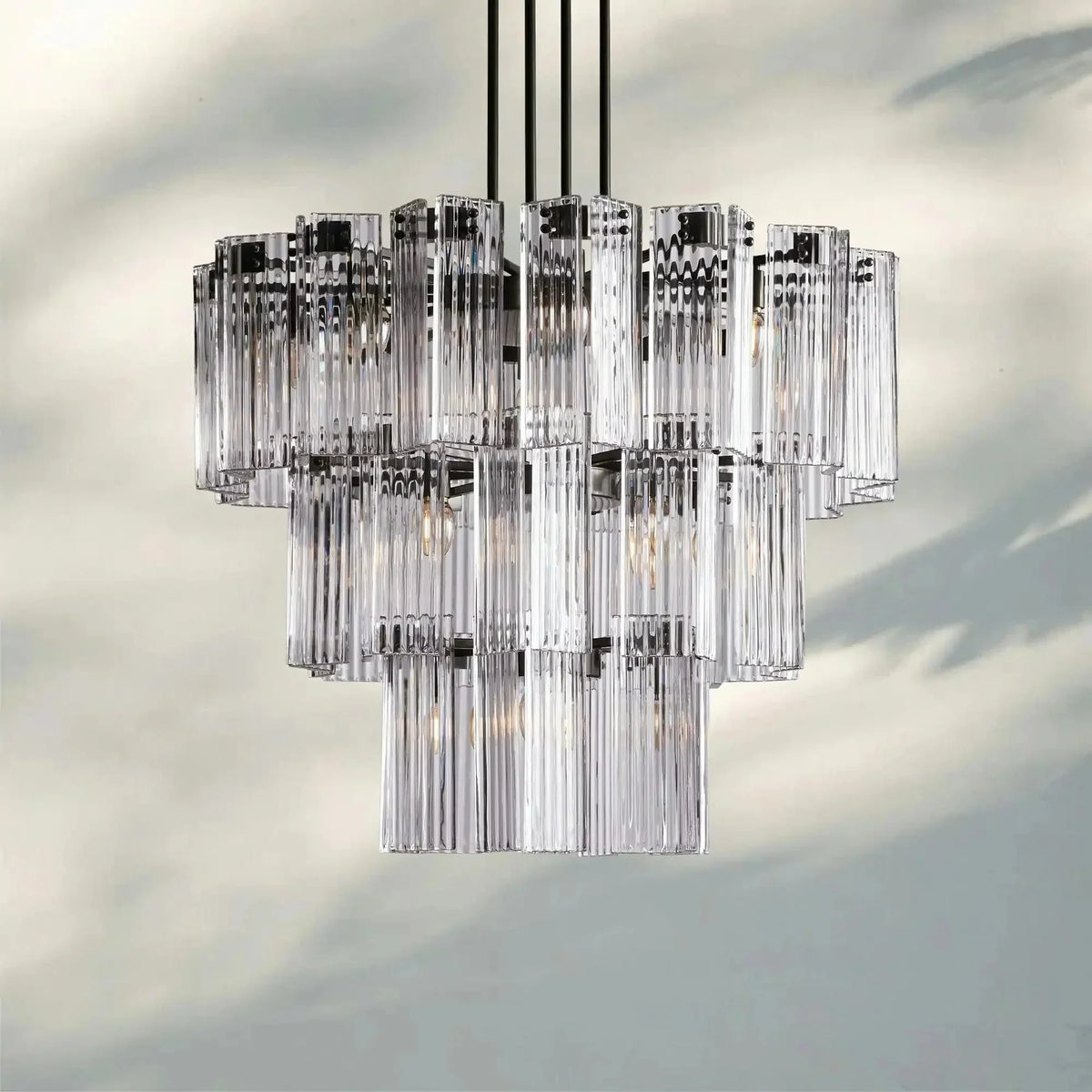 Delsie Round Chandelier 38''48''60'' - briglamps