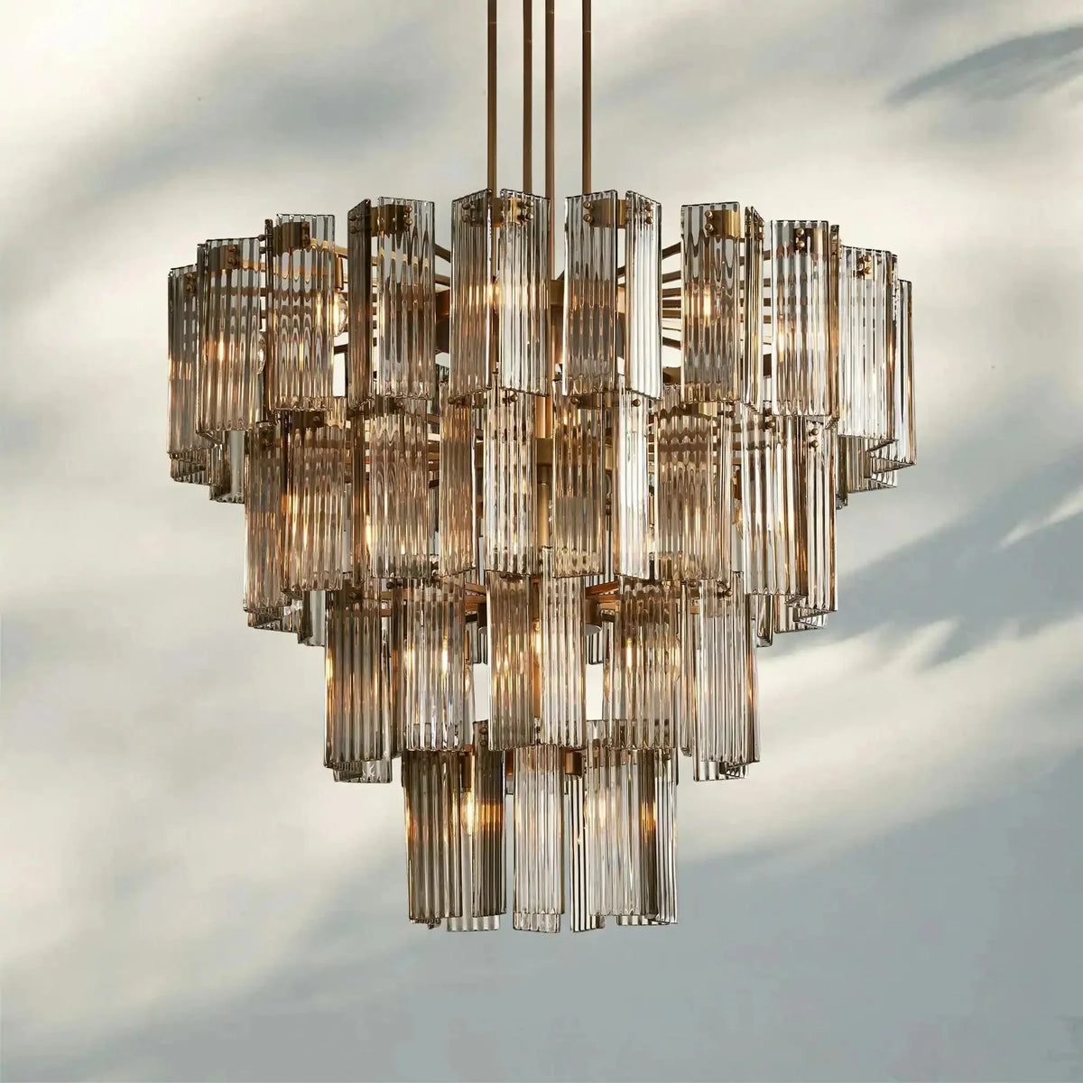 Delsie Round Chandelier 38''48''60'' - briglamps