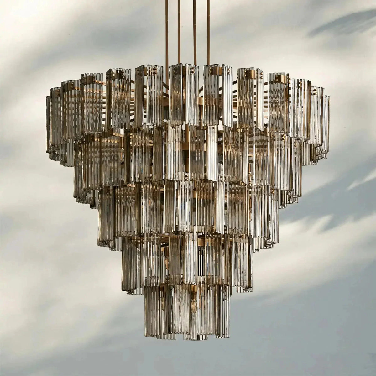 Delsie Round Chandelier 38''48''60'' - briglamps